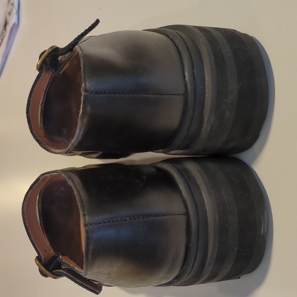 Madewell Black Leather Mary Jane Flats - Picture 4 of 8